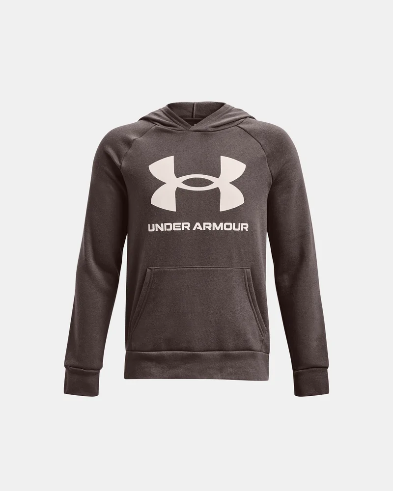UNDER ARMOUR Kids' UA Rival Fleece Big Logo Hoodie
